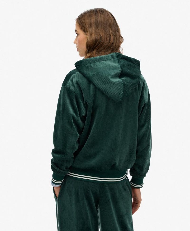 Buzo-Para-Mujer-Country-Club-Velour-Zip-Hood-