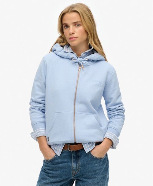 Buzo Abierto Para Mujer Essential Logo Ziphood Hb