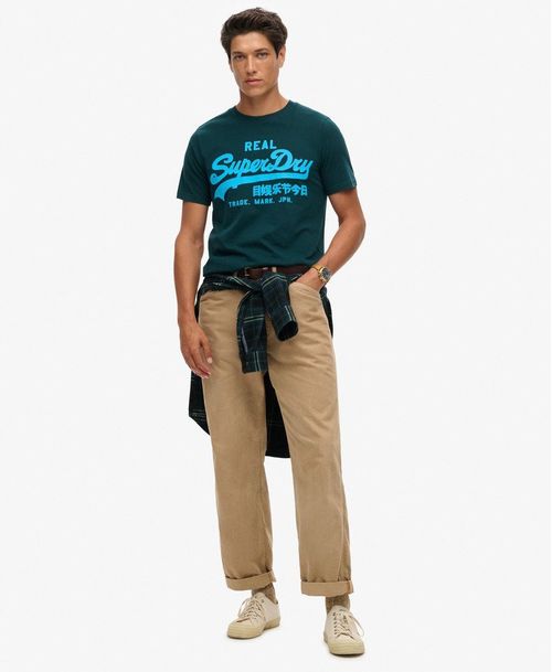 Camiseta Manga Corta Para Hombre Neon Vl Graphic