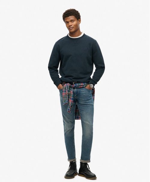 Buzo Cerrado Para Hombre Essential Logo Crew