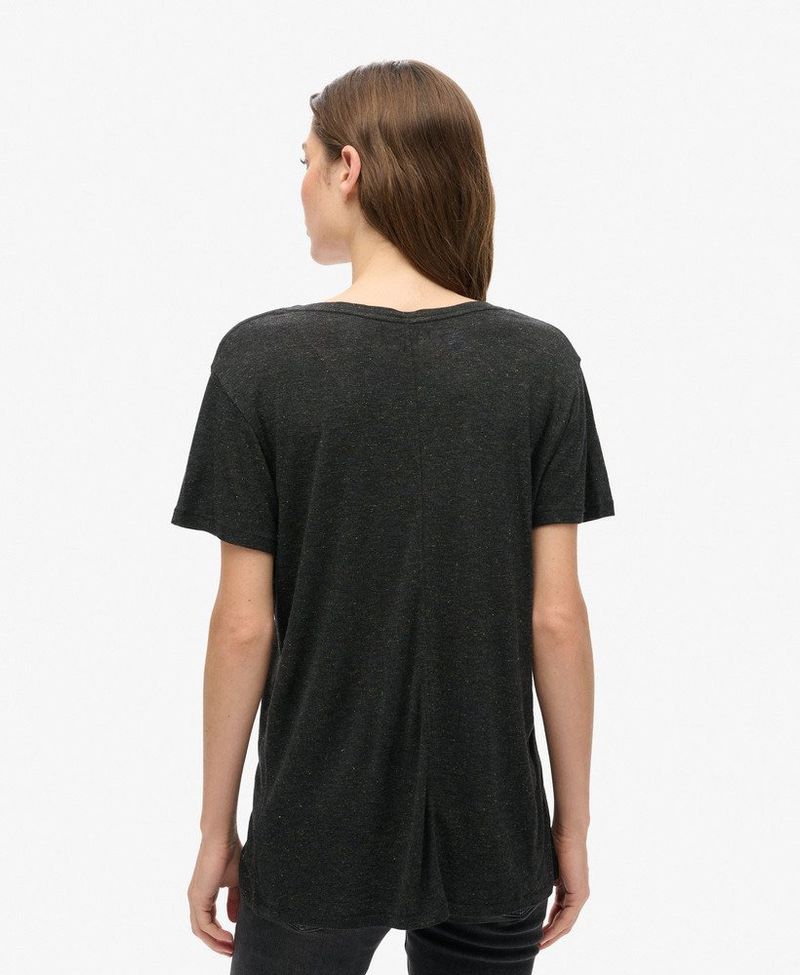 Camiseta-Manga-Corta-Para-Mujer-Studios-Slub-Emb-Vee-Tee-Superdry