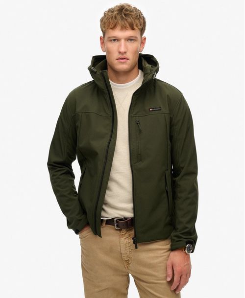 Chaqueta Rompe Vientos Para Hombre Hooded Soft Shell Trekker Jkt