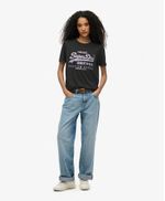 Camiseta-Manga-Corta-Para-Mujer-Vl-Metallic-Relaxed-Tee-Superdry
