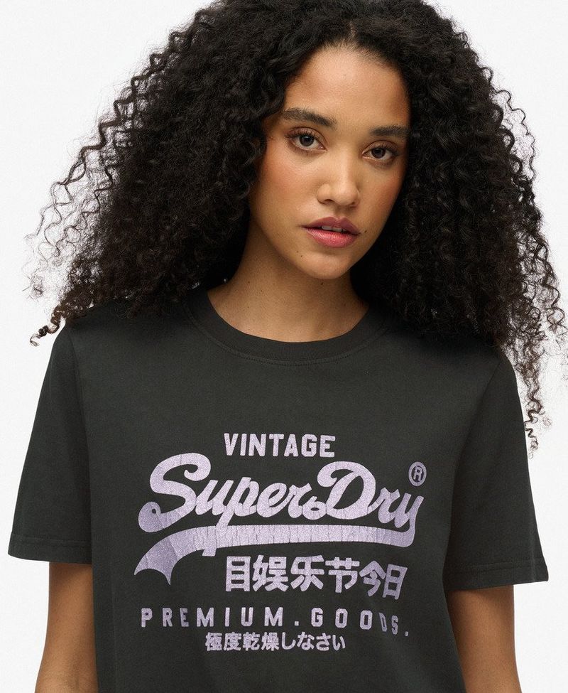 Camiseta-Manga-Corta-Para-Mujer-Vl-Metallic-Relaxed-Tee-Superdry