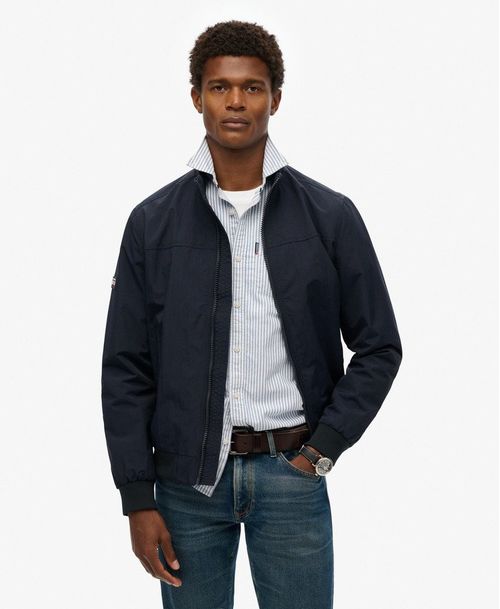 Chaqueta Casual Para Hombre Nylon Harrington