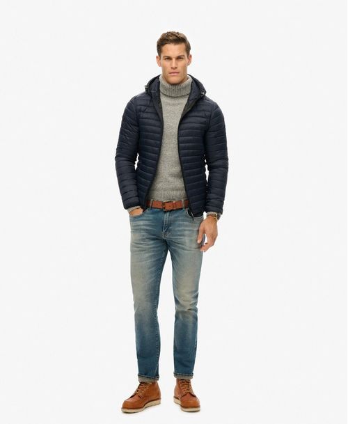 Chaqueta Padded Para Hombre Hooded Fuji Lite