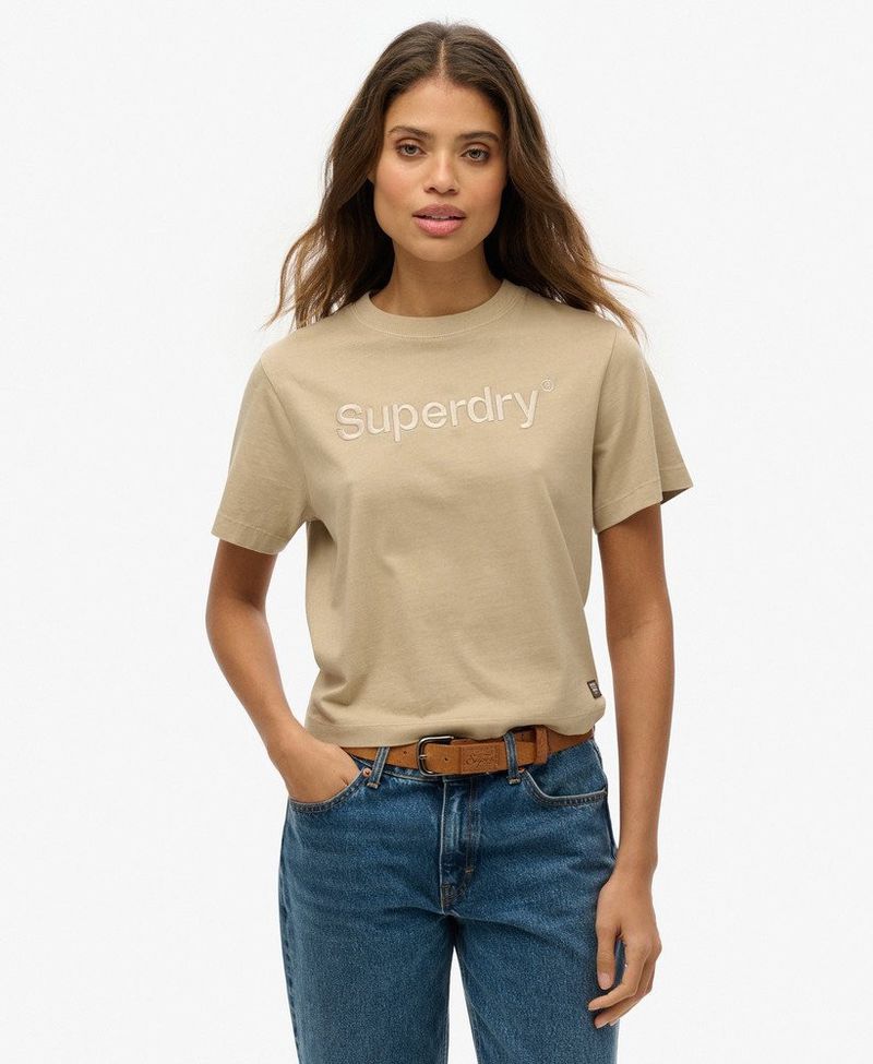 Camiseta-Manga-Corta-Para-Mujer-Emb-Core-Logo-Boxy-Loose-Tee-Superdry