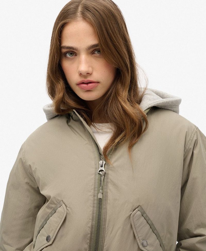 Chaqueta-Casual-Para-Mujer-Hooded-Ma1-Superdry