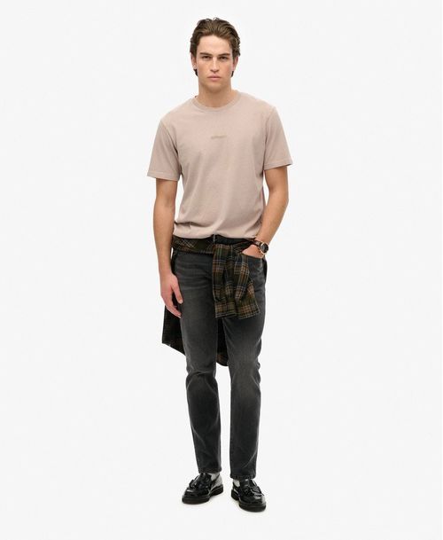 Camiseta Manga Corta Para Hombre Micro Logo