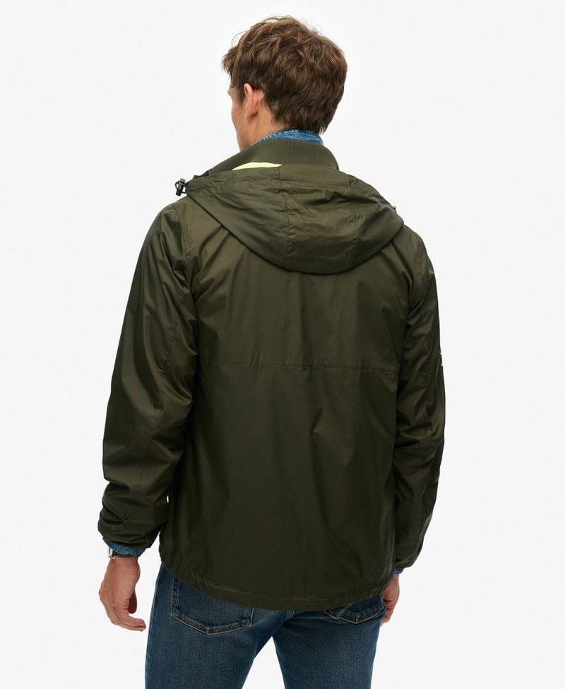 Chaqueta-Rompe-Vientos-Para-Hombre-Hooded-Logo-Superdry
