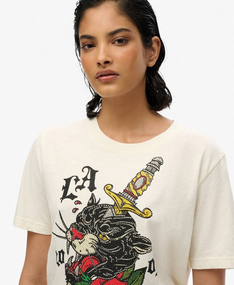 Camiseta-Manga-Corta-Para-Mujer-Neo-Trad-Tattoo-Relaxed-Tee-Superdry
