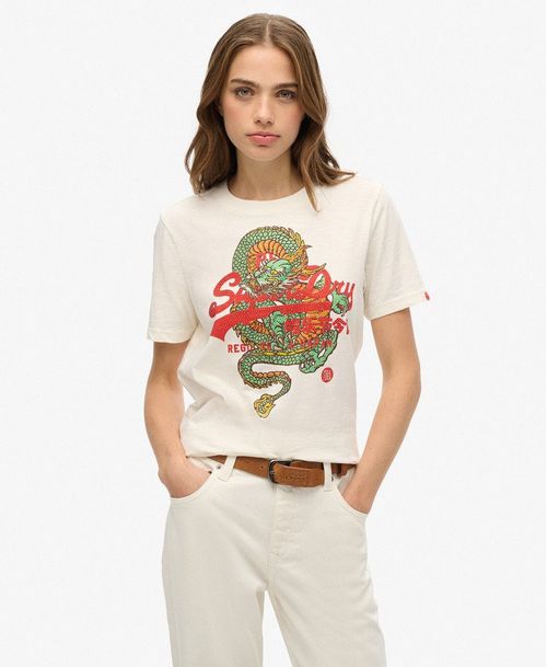 Camiseta Manga Corta Para Mujer Vl Tokyo Relaxed Tee