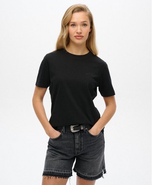 Camiseta Manga Corta Para Mujer Essential Logo Emb Tee