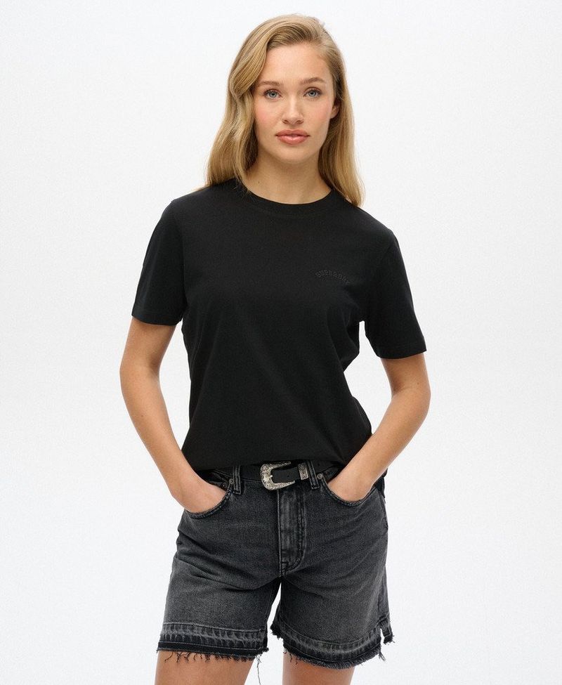 Camiseta-Manga-Corta-Para-Mujer-Essential-Logo-Emb-Tee-Superdry