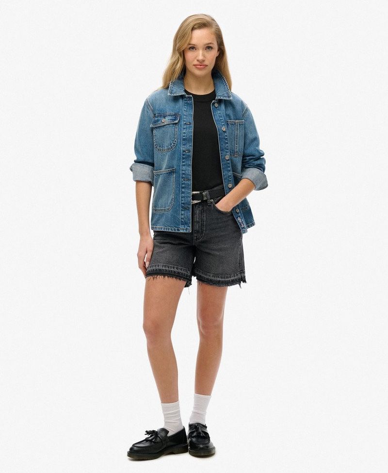Camiseta-Manga-Corta-Para-Mujer-Essential-Logo-Emb-Tee-Superdry