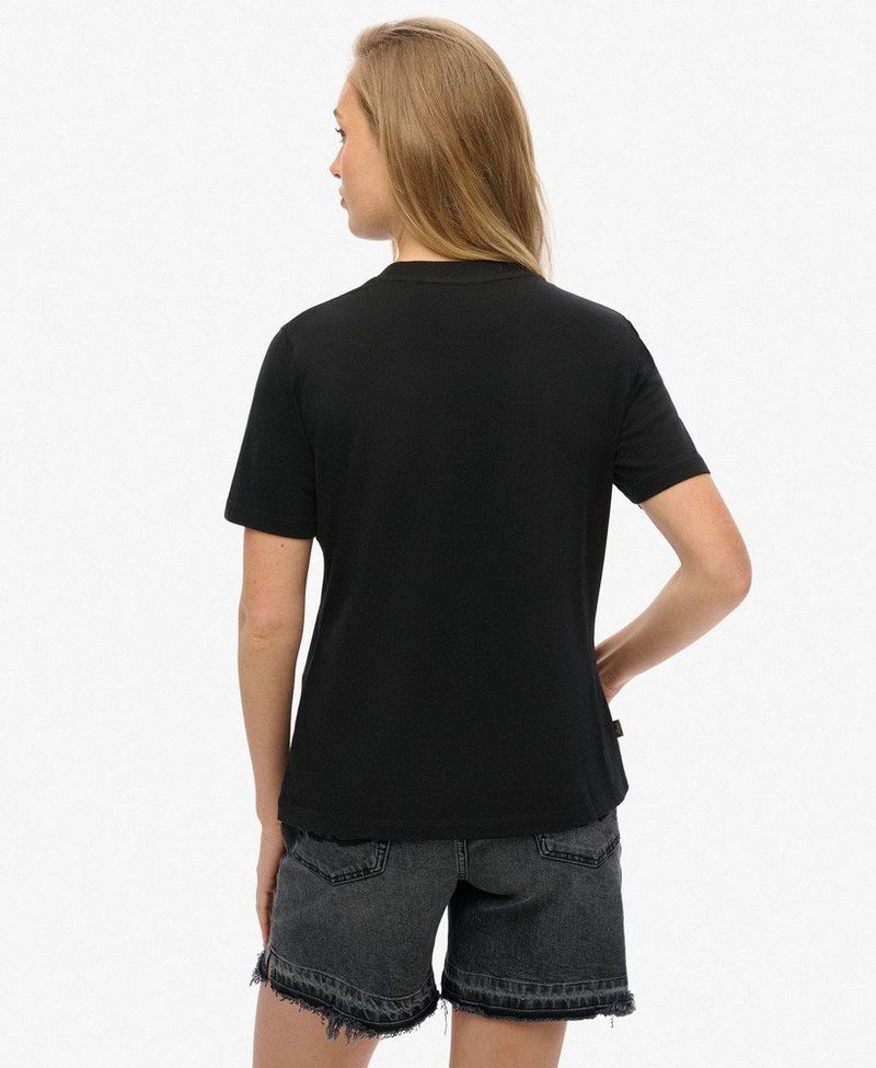 Camiseta-Manga-Corta-Para-Mujer-Essential-Logo-Emb-Tee-Superdry