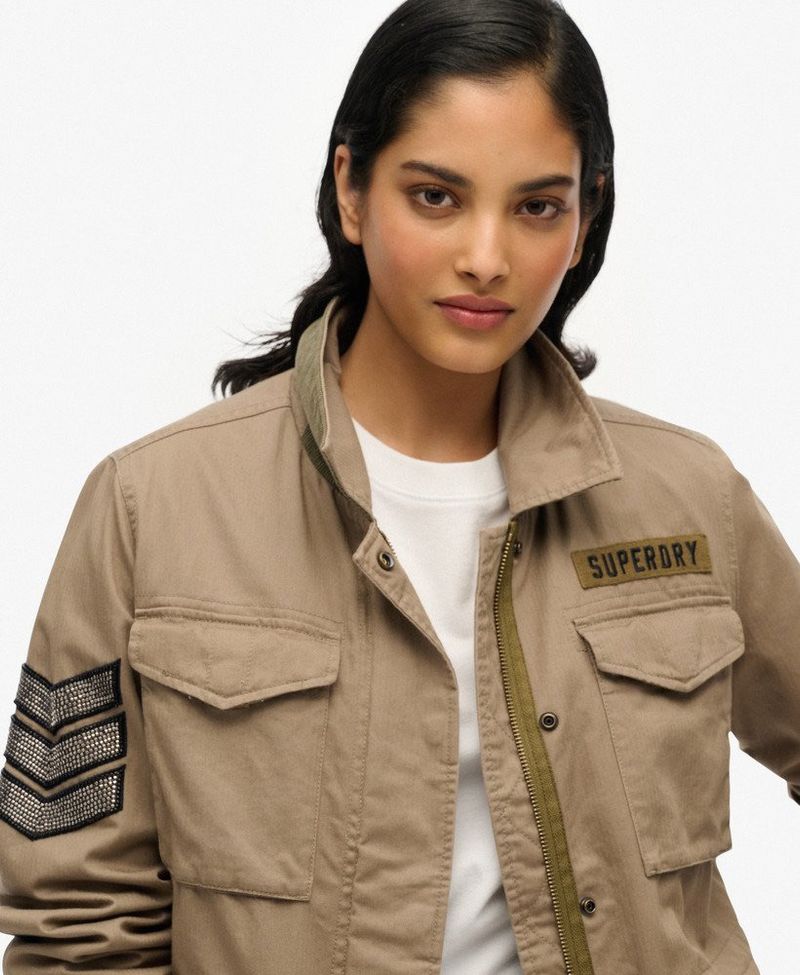 Chaqueta-Casual-Para-Mujer-Embellished-M65-Military-Jkt-Superdry