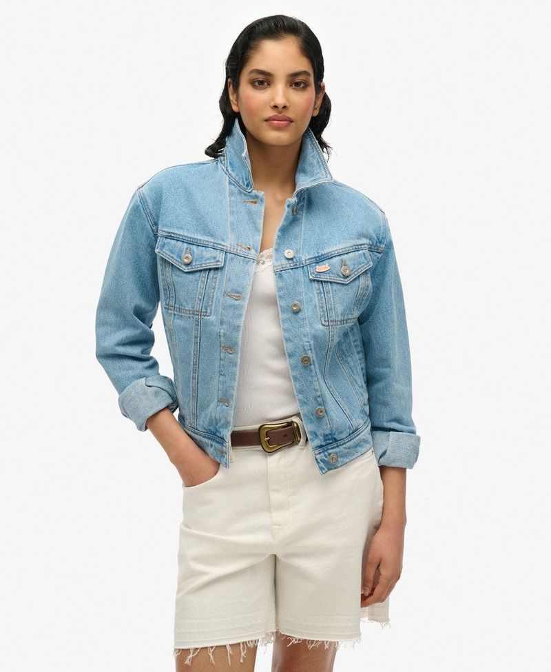 Chaqueta-Denim-Para-Mujer-Embellished-Denim-Superdry