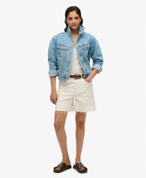 Chaqueta Denim Para Mujer Embellished Denim