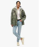 Chaqueta-Casual-Para-Mujer-Jersey-Hooded-Emb-Military-Jkt-Superdry