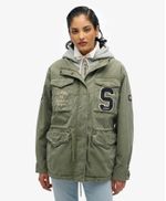 Chaqueta-Casual-Para-Mujer-Jersey-Hooded-Emb-Military-Jkt-Superdry