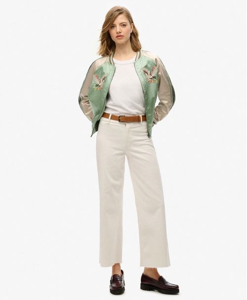 Chaqueta Casual Para Mujer Suikajan Embroidered