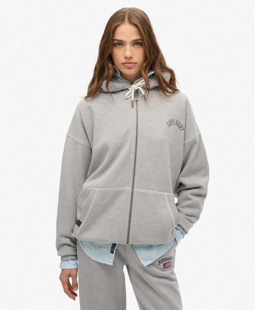 Buzo Abierto Para Mujer Athletic Ess Oversized Zip