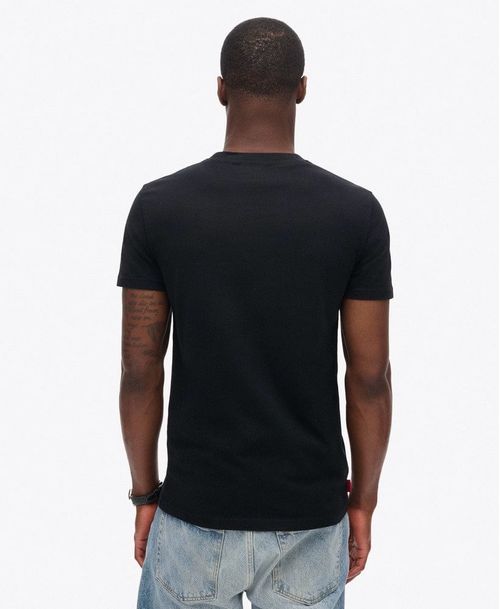 Camiseta Manga Corta Para Hombre Essential Contrast Emb Tee