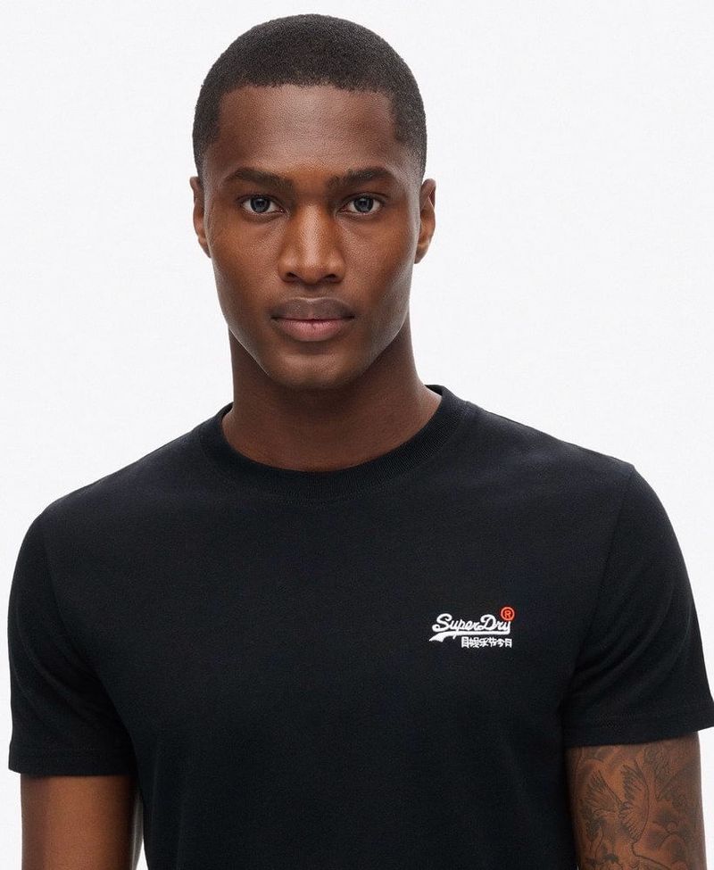 Camiseta-Manga-Corta-Para-Hombre-Essential-Contrast-Emb-Tee