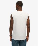 Camiseta-Manga-Corta-Para-Hombre-Raw-Edge-Slub-Tank
