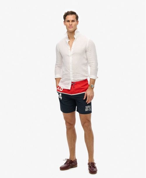 Pantaloneta Corta Para Hombre Nautical Logo 17