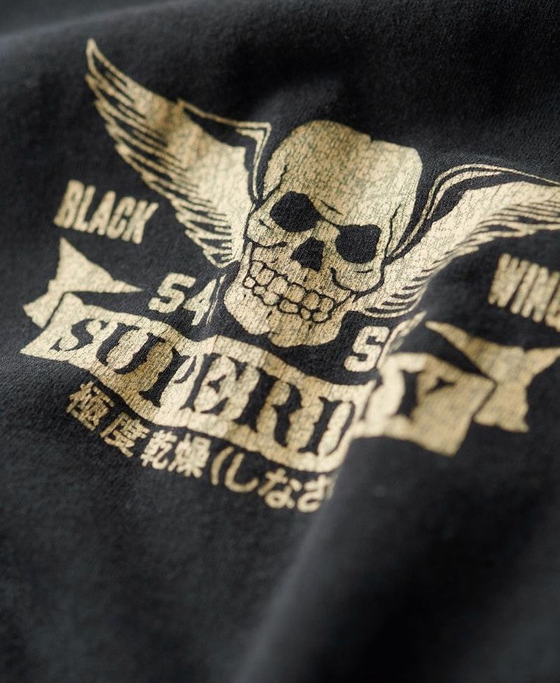 Camiseta-Manga-Corta-Para-Hombre-Biker-Rock-Graphic-Loose-Tee
