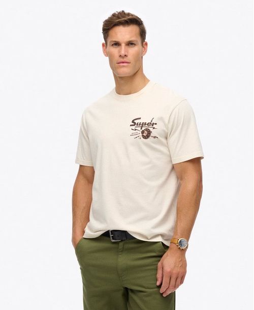 Camiseta Manga Corta Para Hombre Lo-Fi Punk Graphic Loose Tee