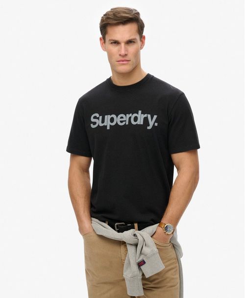 Camiseta Manga Corta Para Hombre Core Logo City T Shirt