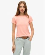 Camiseta-Manga-Corta-Para-Mujer-Core-Logo-City-Fitted-Tee
