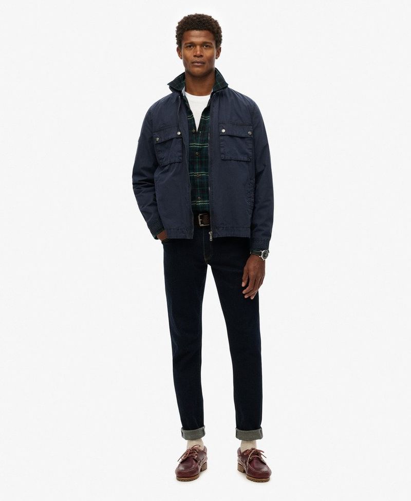Chaqueta-Casual-Para-Hombre-Essentials-Zip-Thru