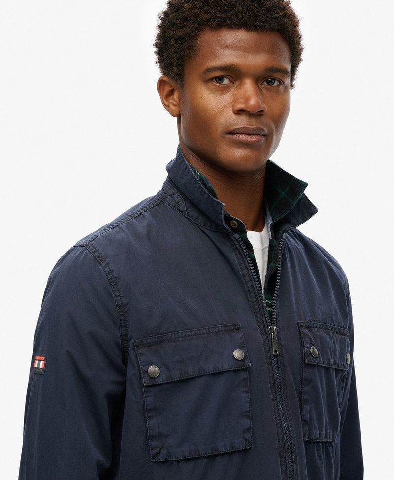 Chaqueta-Casual-Para-Hombre-Essentials-Zip-Thru
