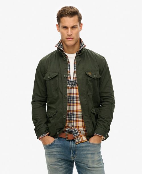 Chaqueta Casual Para Hombre Military Lw Field