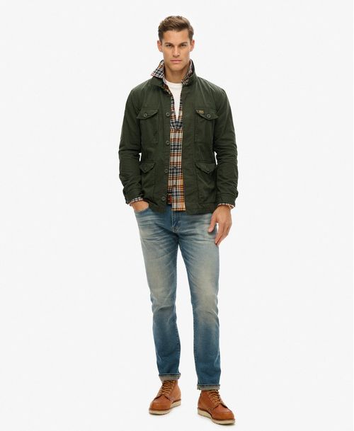 Chaqueta Casual Para Hombre Military Lw Field