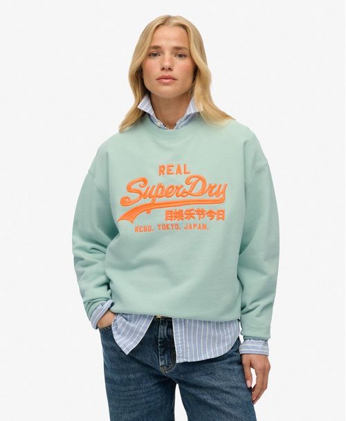 Buzo Cerrado Para Mujer Vl Neon Loose Crew