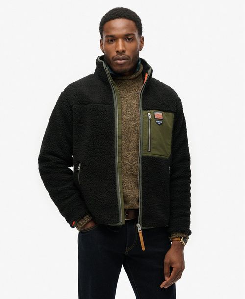 Buzo Abierto Para Hombre Vintage Retro Full Zip Fleece