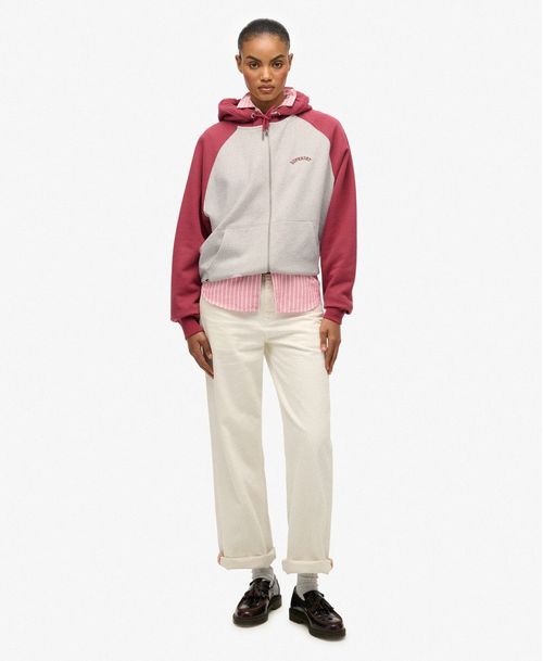 Buzo Abierto Para Mujer Essential Logo Osz Raglan Zh