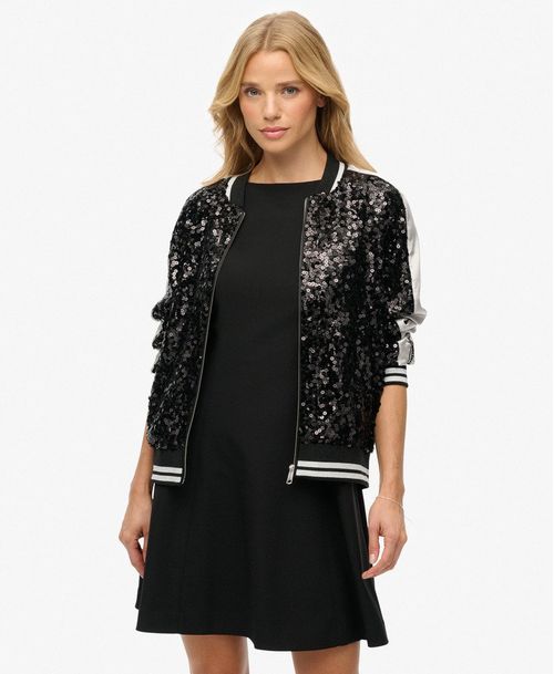 Chaqueta Casual Para Mujer Sequin Suikajan Jacket