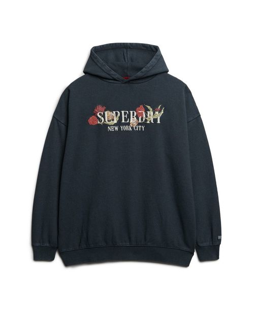 Buzo Cerrado Para Mujer Night Garden Relaxed Hood