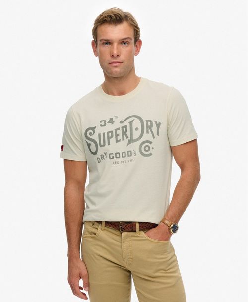 Camiseta Manga Corta Para Hombre Heritage Brand Relaxed Tee